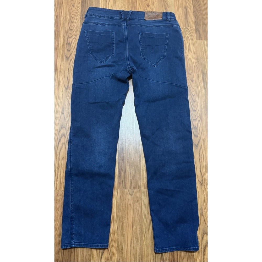 Bull-it Motorcycle Riding Jeans Mens 38R Straight AAA Rated Dark Blue Denim - Picture 7 of 12